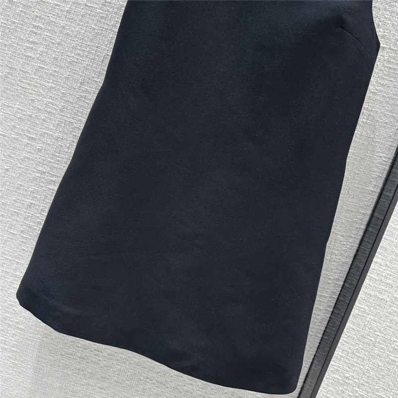 dior beaded dragonfly velvet collar vest dress replica clothes