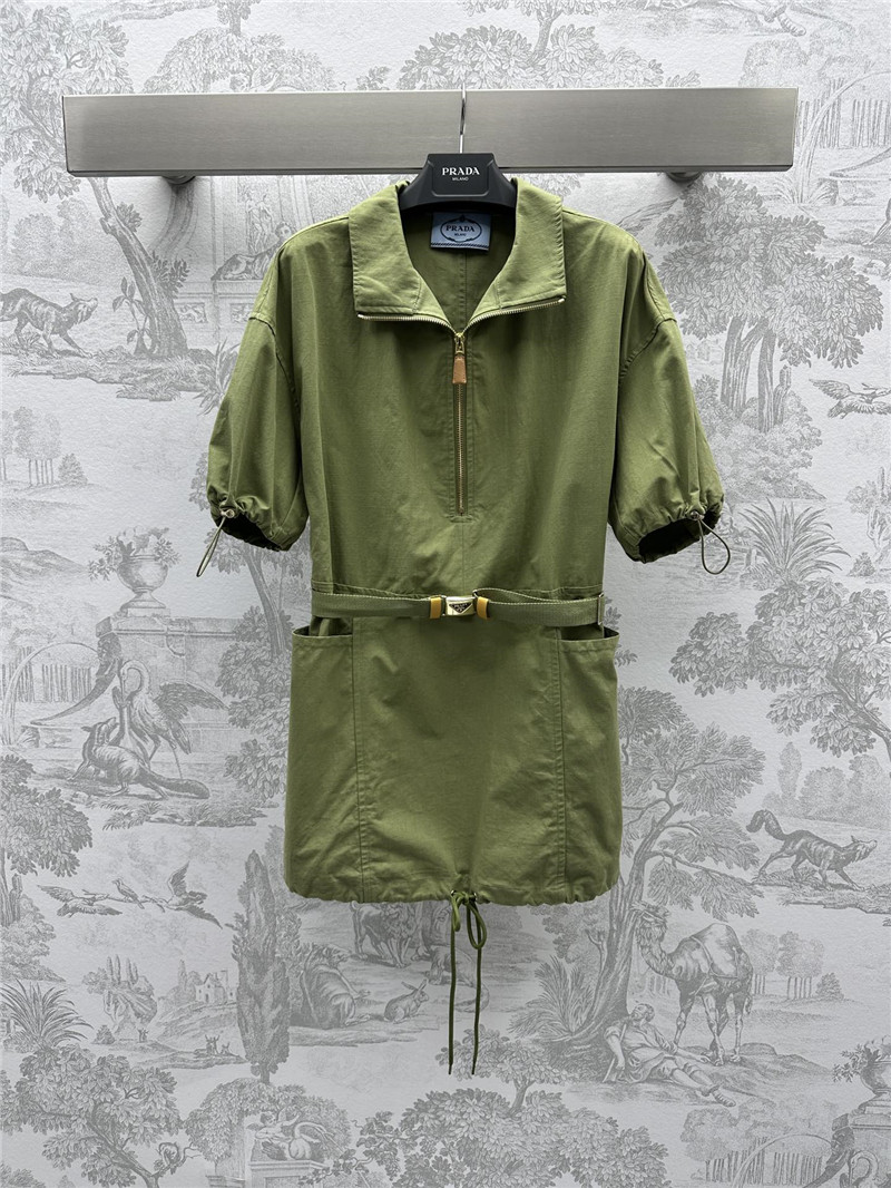 prada belted fabric dress replica designer clothing websites