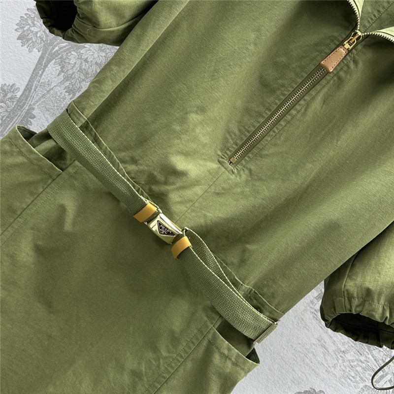 Pra*a belted fabric dress replica designer clothing websites