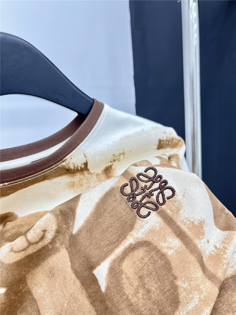 L0ew* double-sided graffiti bear t-shirt replica clothes