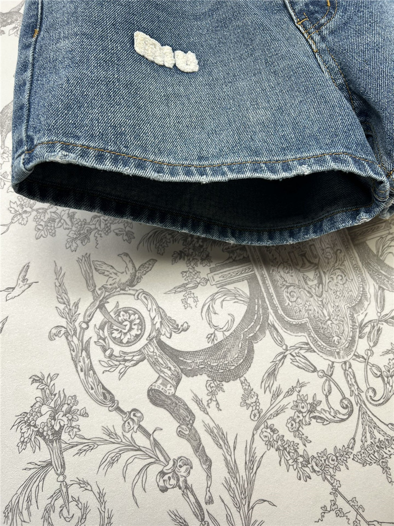 miumiu new denim shorts cheap replica designer clothes
