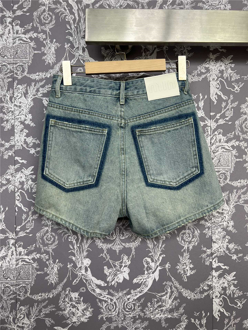 M1um1u new denim shorts replica d&g clothing