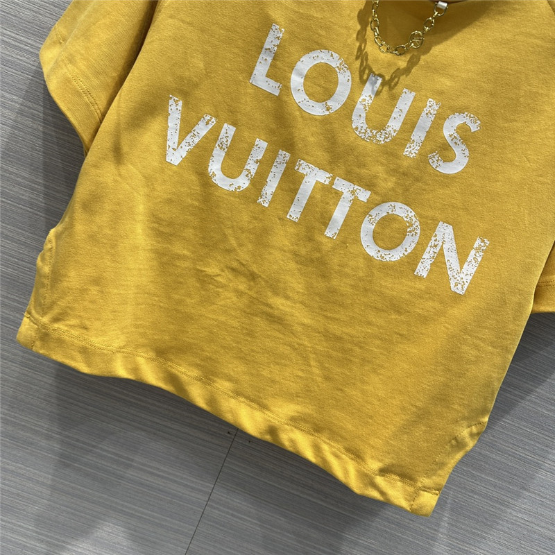 l0vis Vvtt0n lv yellow slit short t replica clothing sites