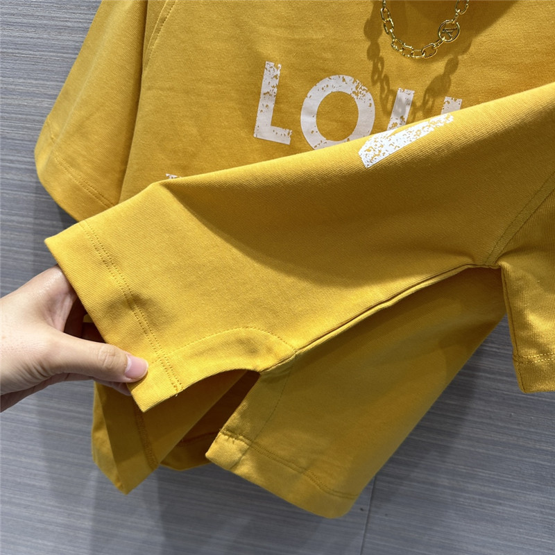 l0vis Vvtt0n lv yellow slit short t replica clothing sites