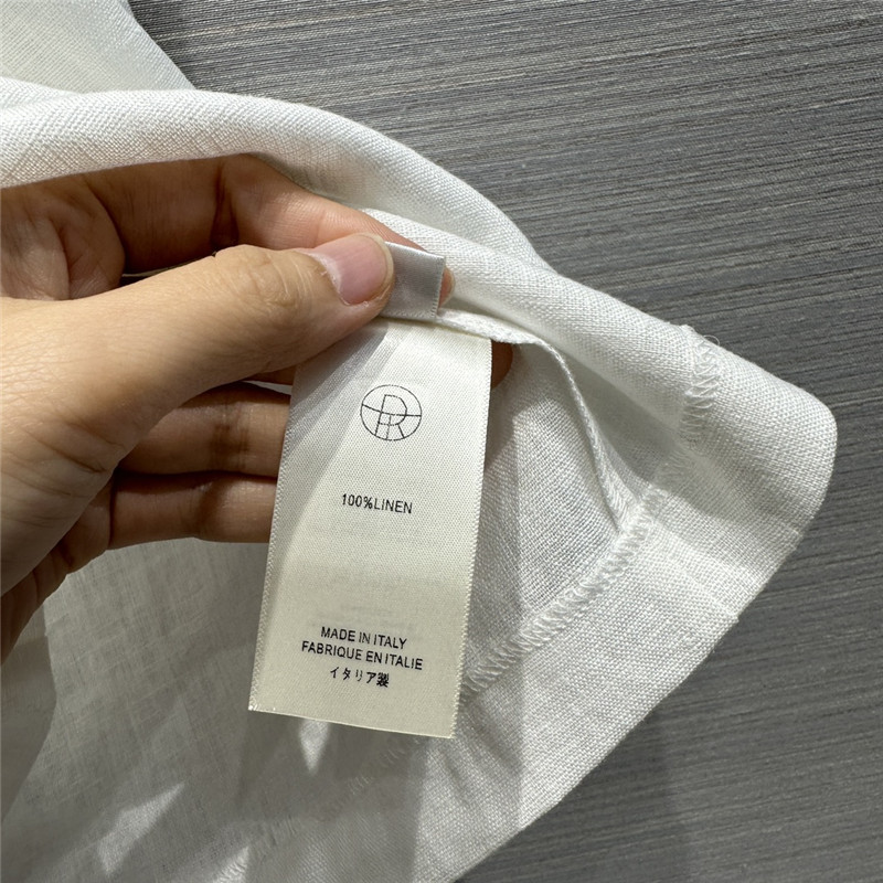 The R0w minimalist cotton and linen suit replica d&g clothing