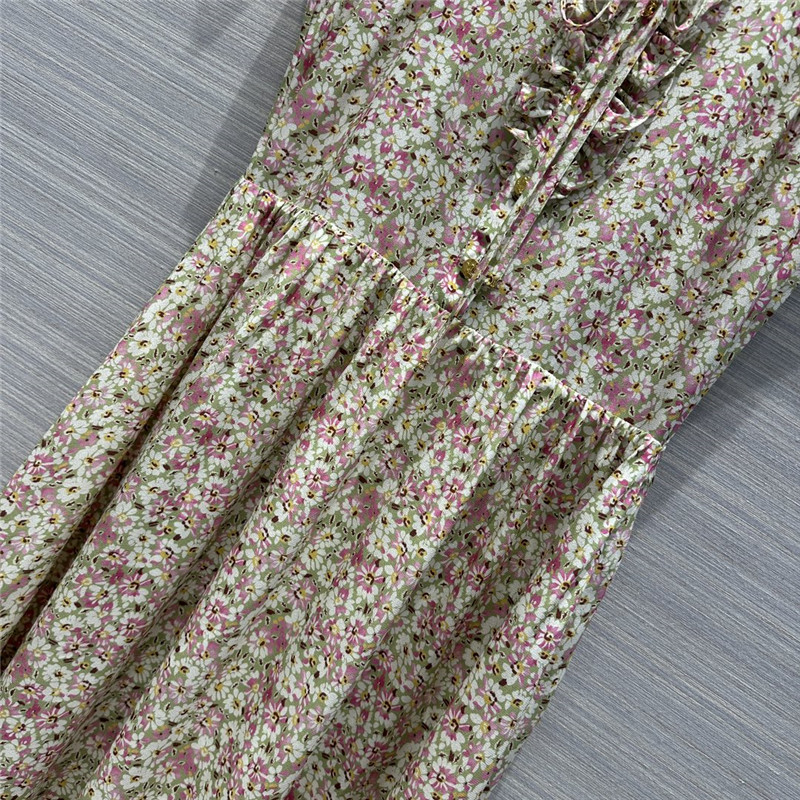 Ce1i*e retro french elegant silk dress replica designer clothes