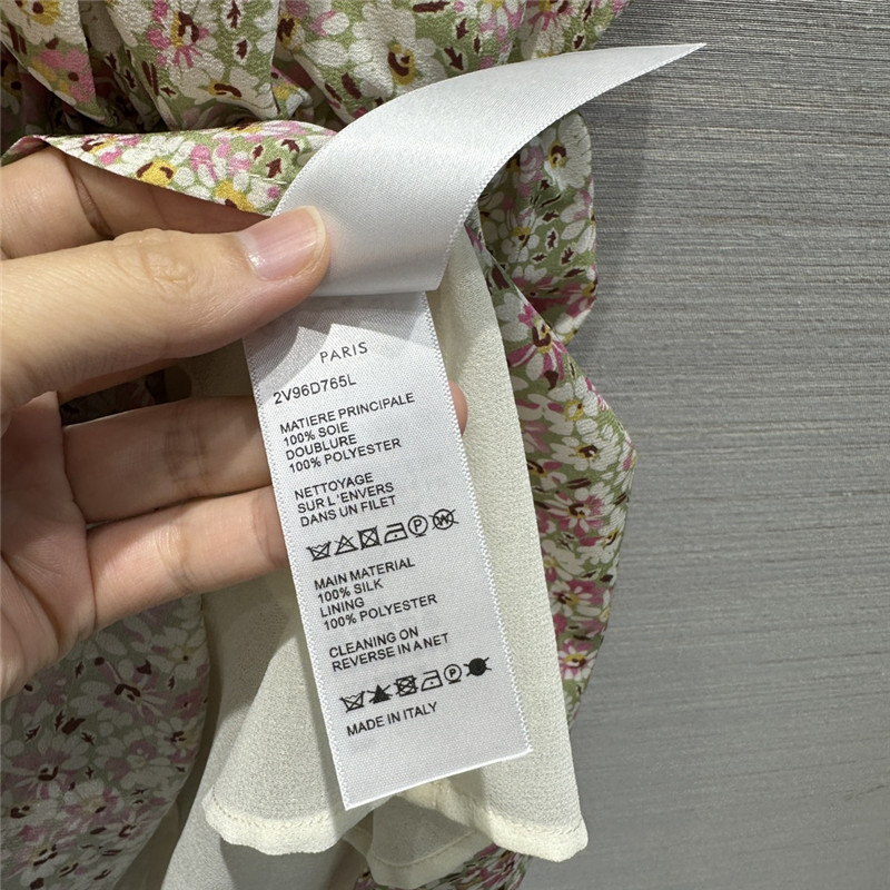 Ce1i*e retro french elegant silk dress replica designer clothes