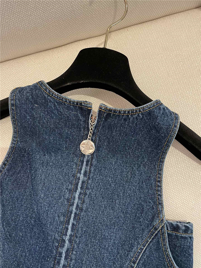 Ch**el new denim dress replica clothes