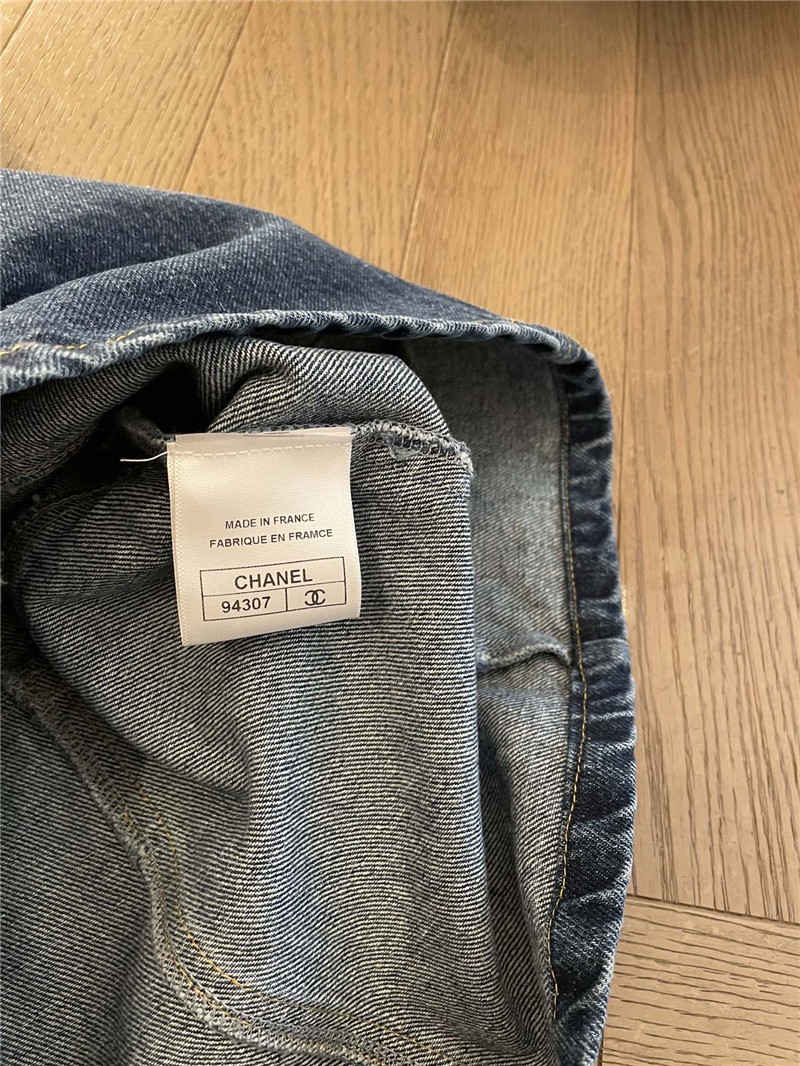 Ch**el new denim dress replica clothes