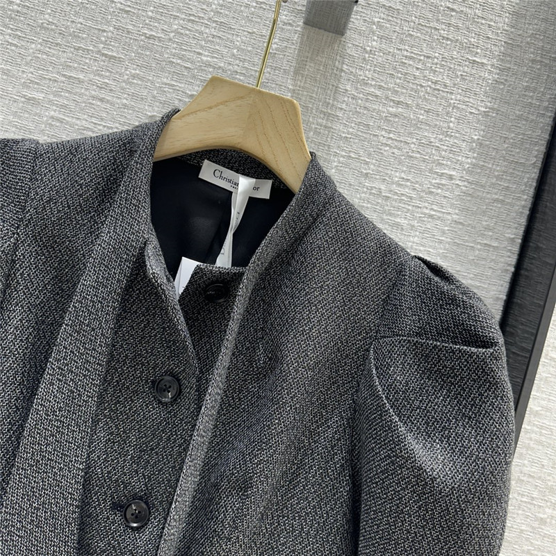 dior lace-up waisted short-sleeved jacket replica clothes