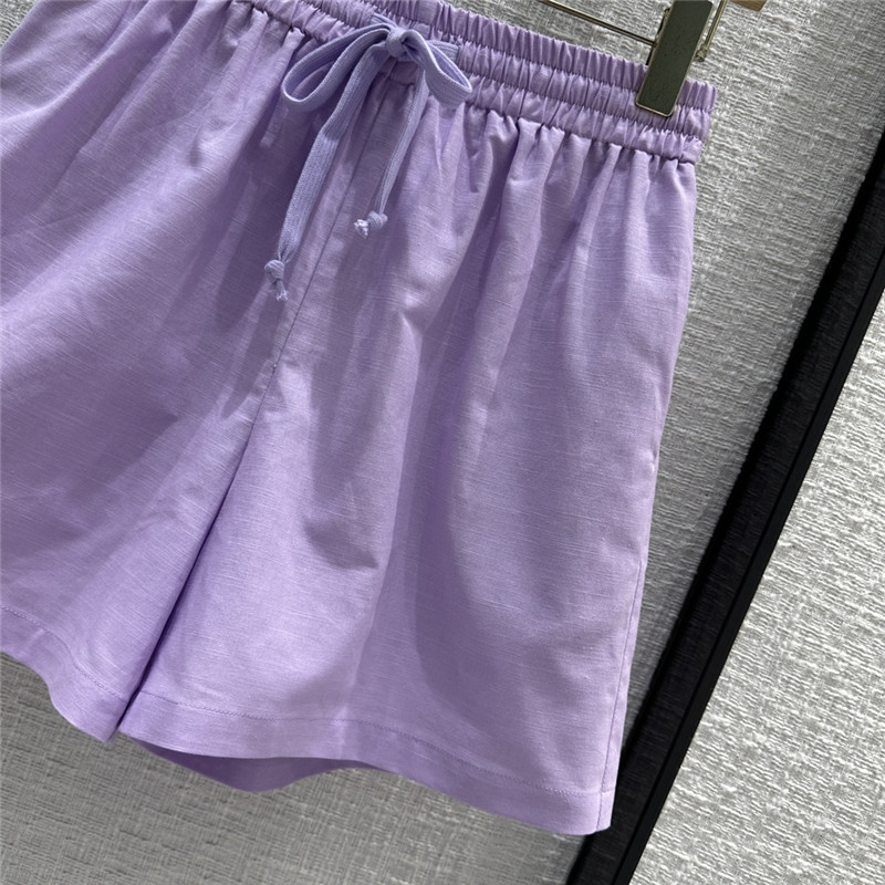 L0r0 P1ana linen casual shorts suit cheap replica designer clothes