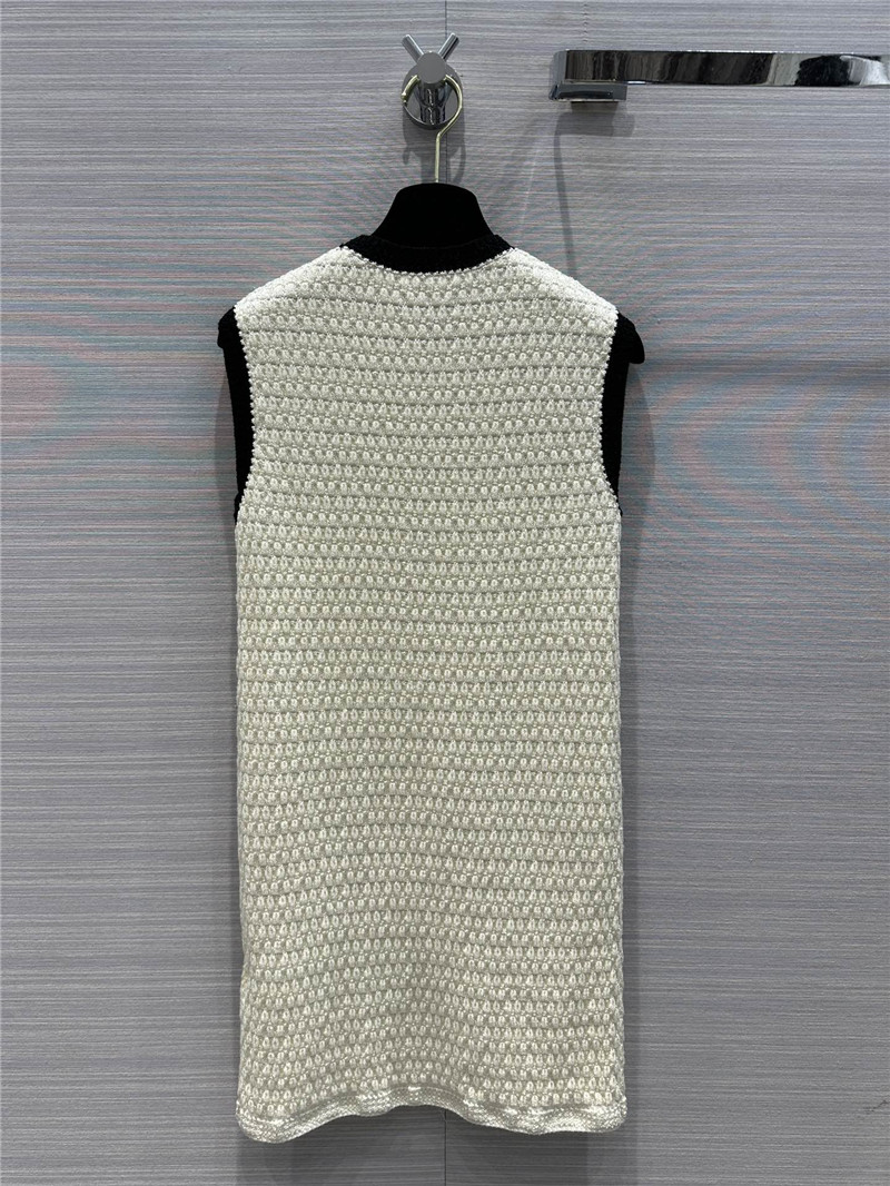 Ch**el woven vest dress replica designer clothing websites