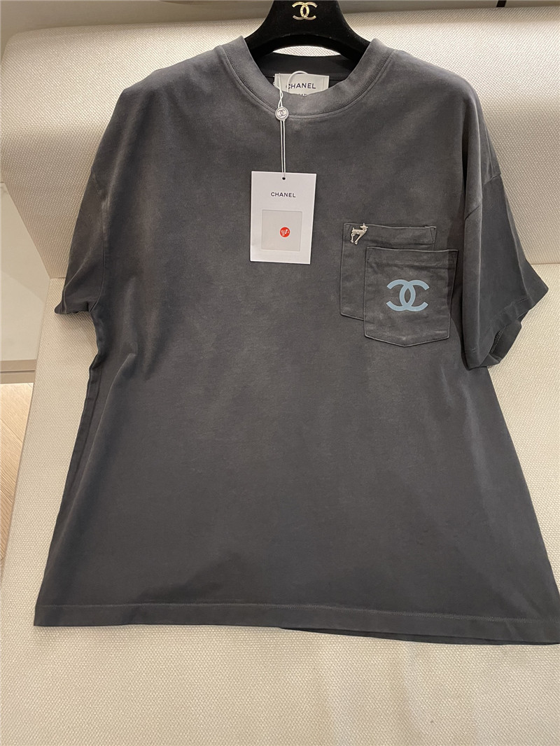 Ch**el new style fried color short sleeve replicas clothes