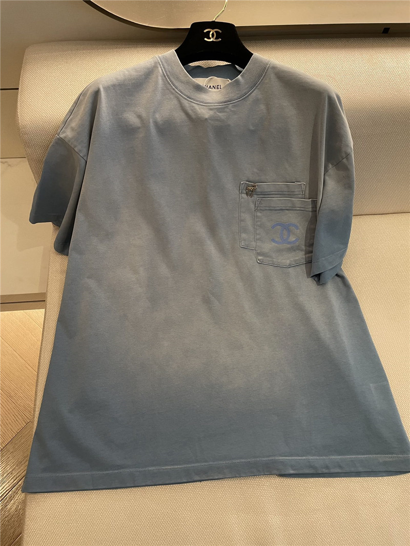 Ch**el new style fried color short sleeve replicas clothes