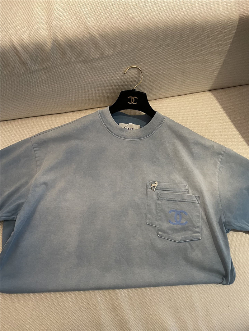 Ch**el new style fried color short sleeve replicas clothes