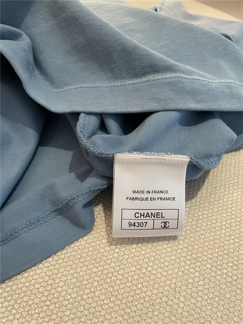 Ch**el new style fried color short sleeve replicas clothes