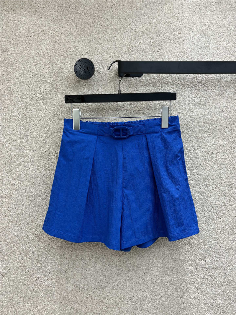 Hermes letter button decorative A-line shorts replica clothing