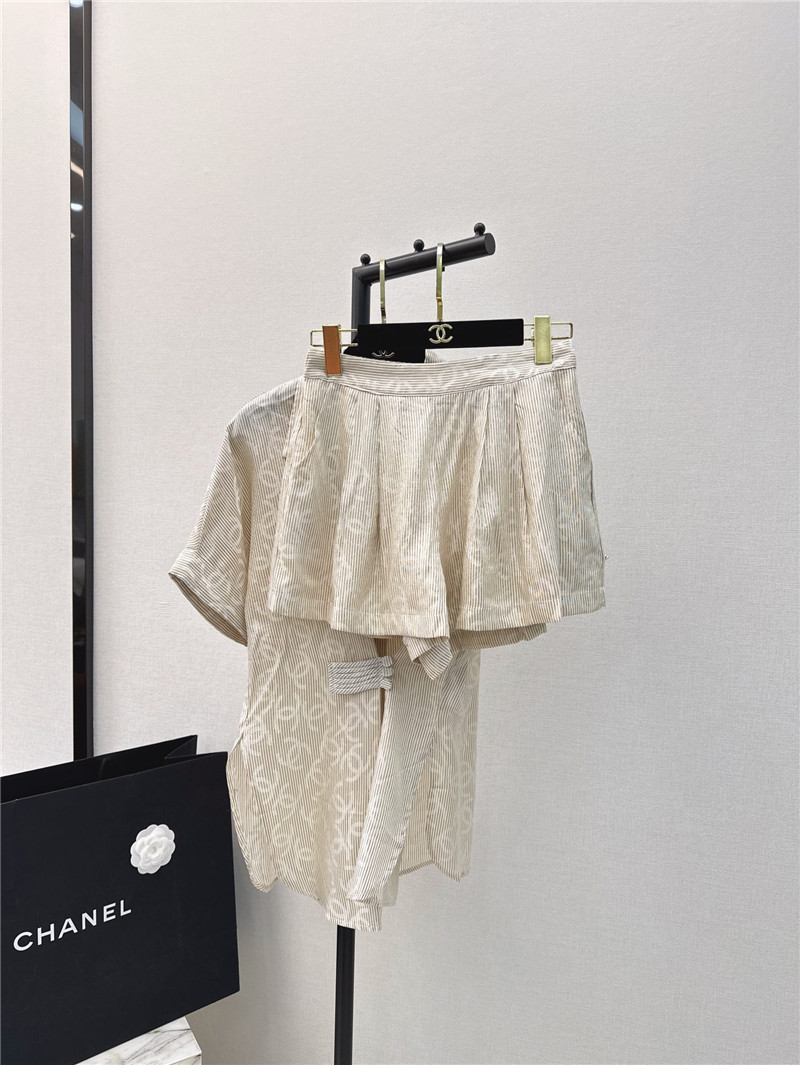 Ch**el logo print suit replica designer clothes