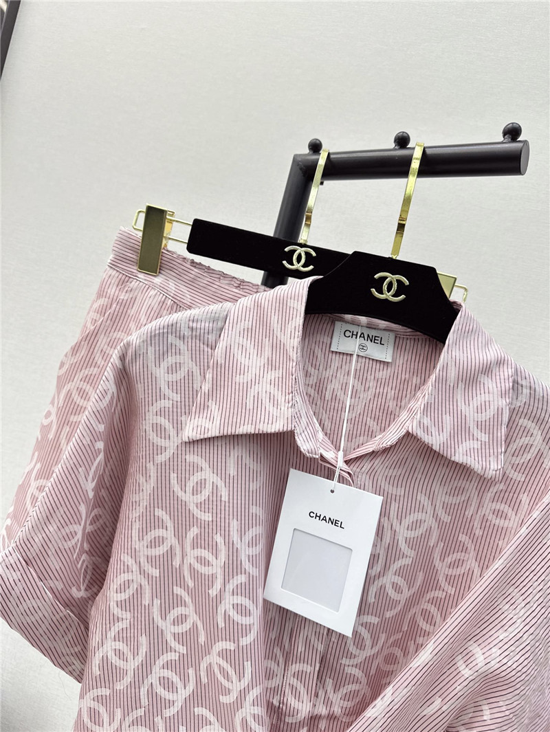 Ch**el logo print suit replica designer clothes