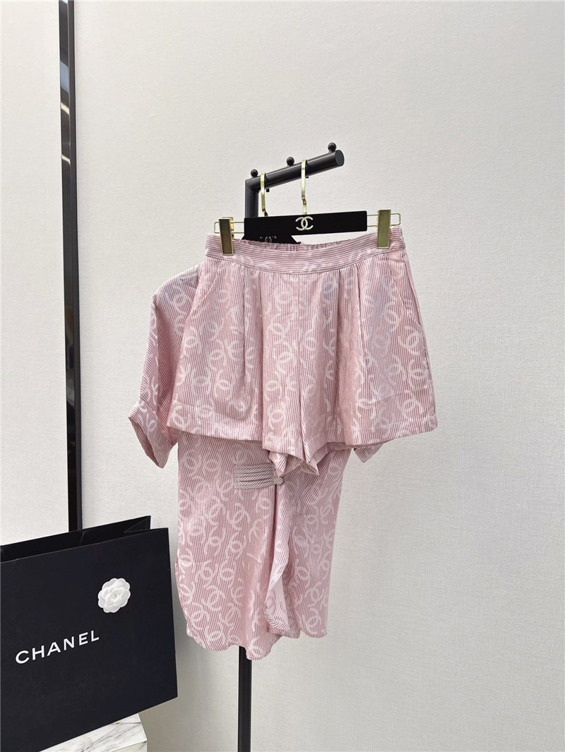 Ch**el logo print suit replica designer clothes