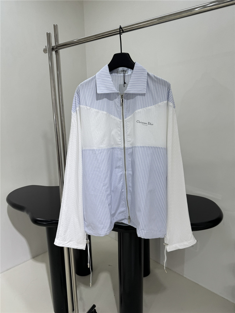 dior new patchwork shirt cheap designer replica clothes