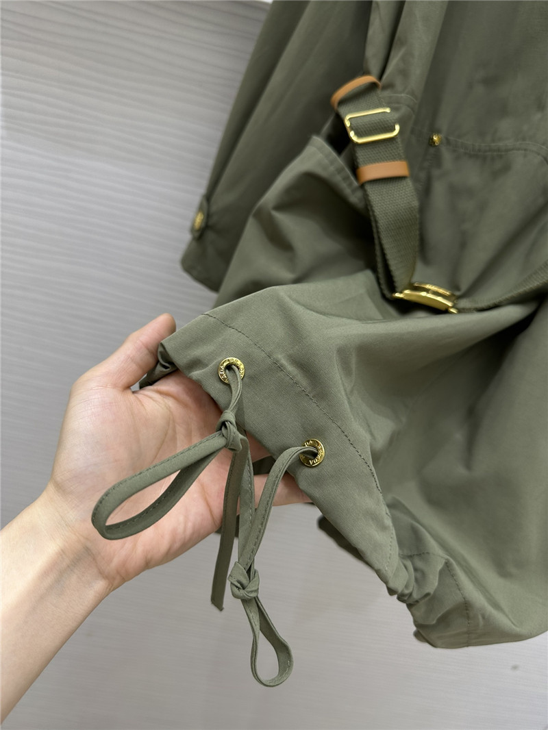 prada lapel zipper dress replica designer clothes