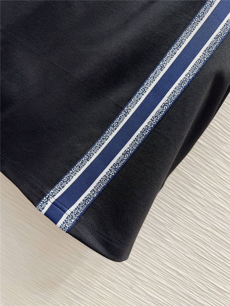 D10r ribbed contrast web dress replica d&g clothing