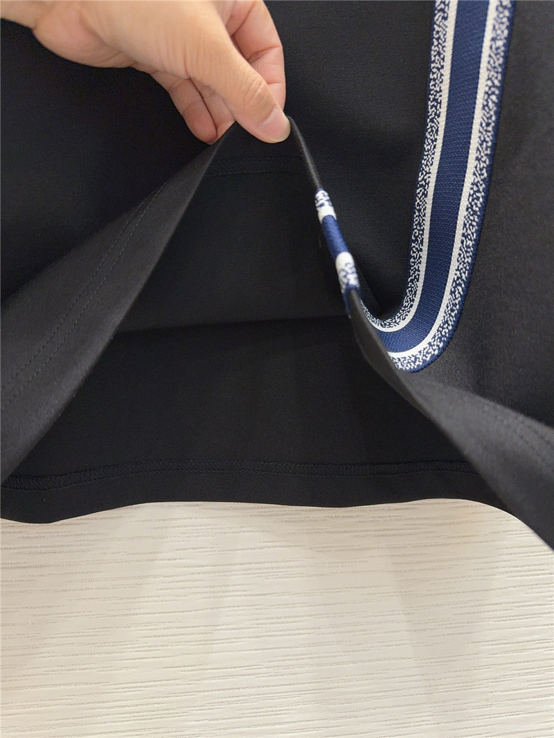 D10r ribbed contrast web dress replica d&g clothing