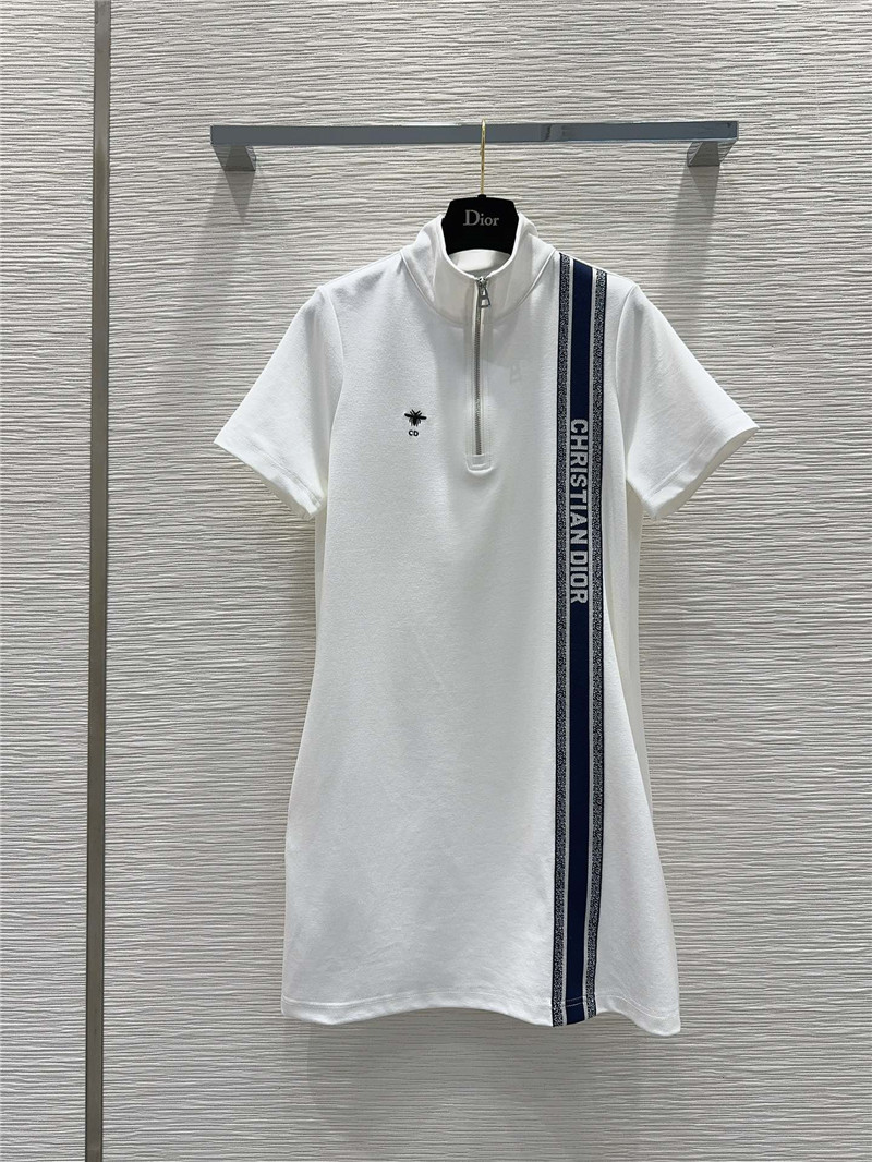 dior ribbed contrast web dress replica d&g clothing