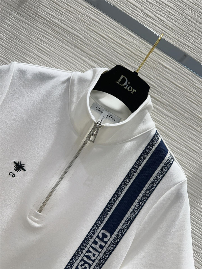 D10r ribbed contrast web dress replica d&g clothing