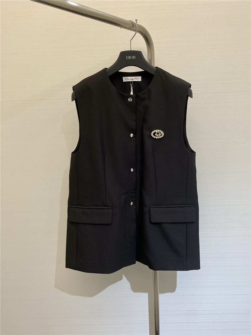 dior single breasted silhouette vest replica d&g clothing