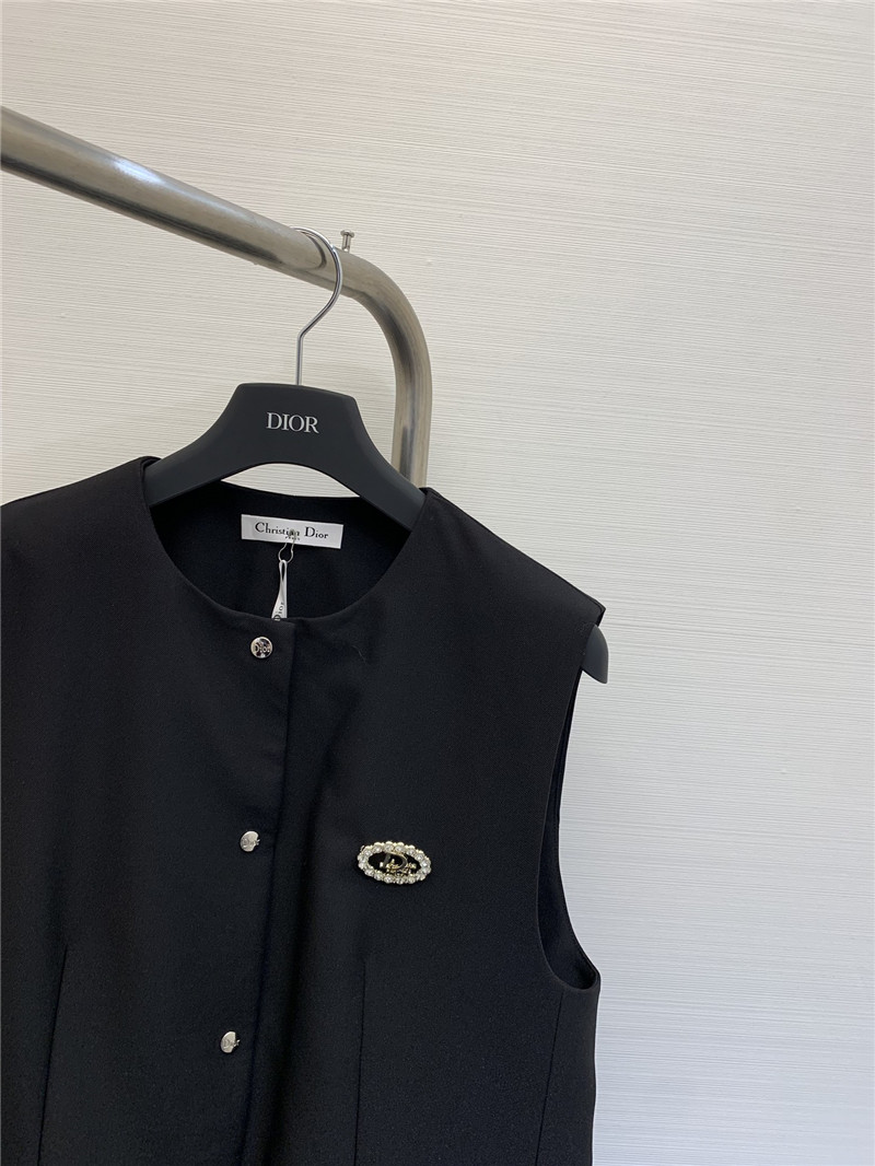 D10r single breasted silhouette vest replica d&g clothing