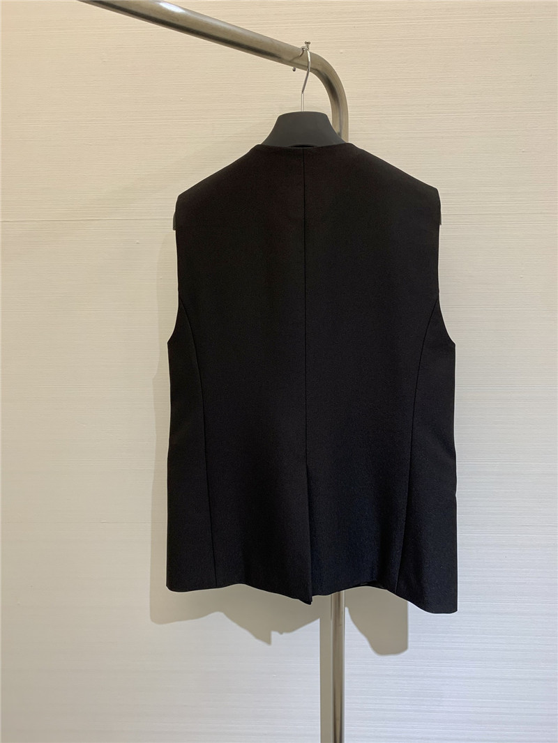 D10r single breasted silhouette vest replica d&g clothing