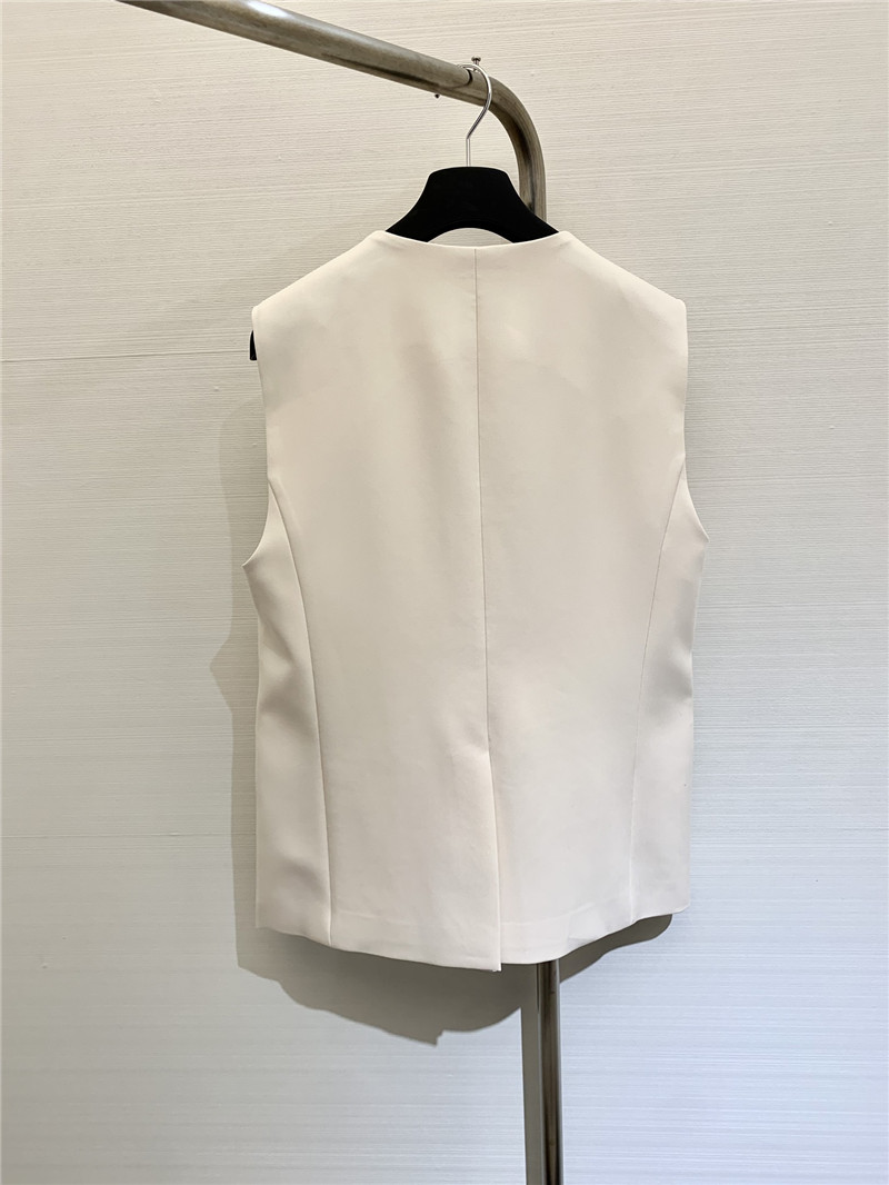 D10r single breasted silhouette vest replica d&g clothing