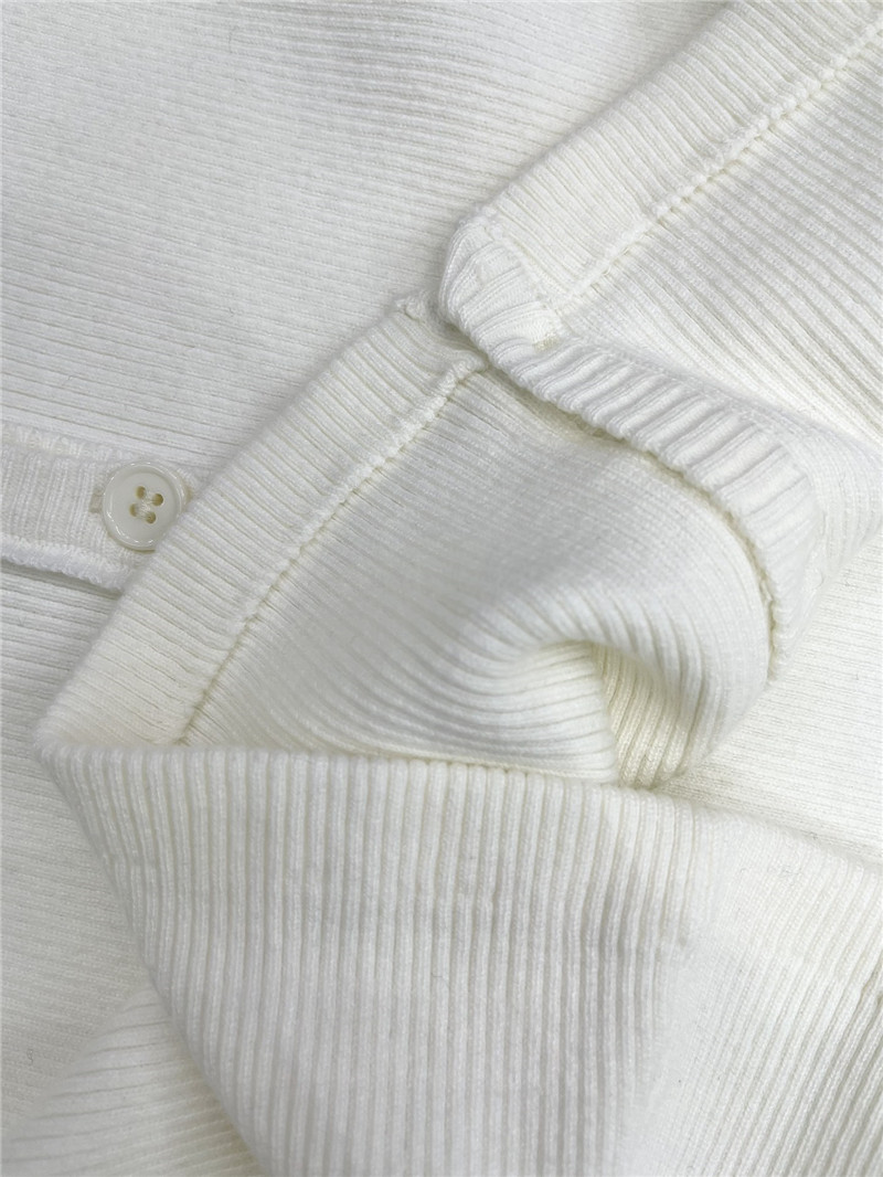 Alexander Wang Logo Knitted Cardigan in White