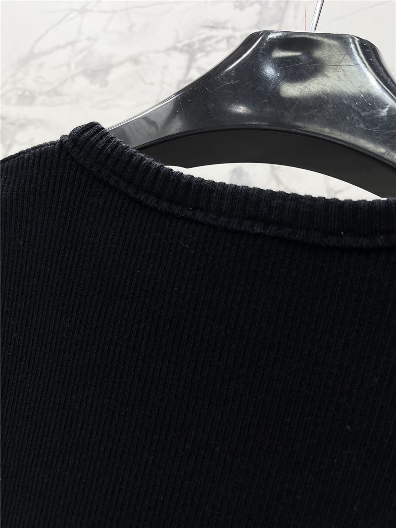 Alexander Wang Logo Knitted Cardigan in Black