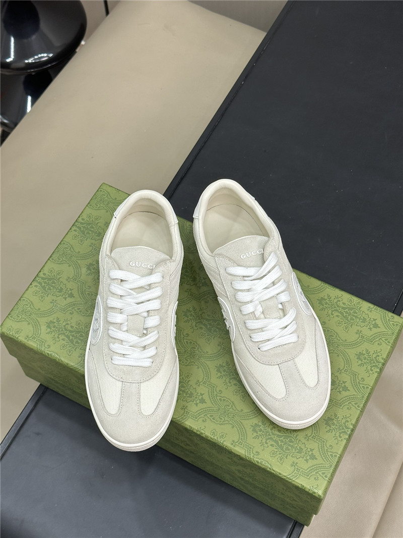 Gvc*1 gg logo lace-up white sneakers