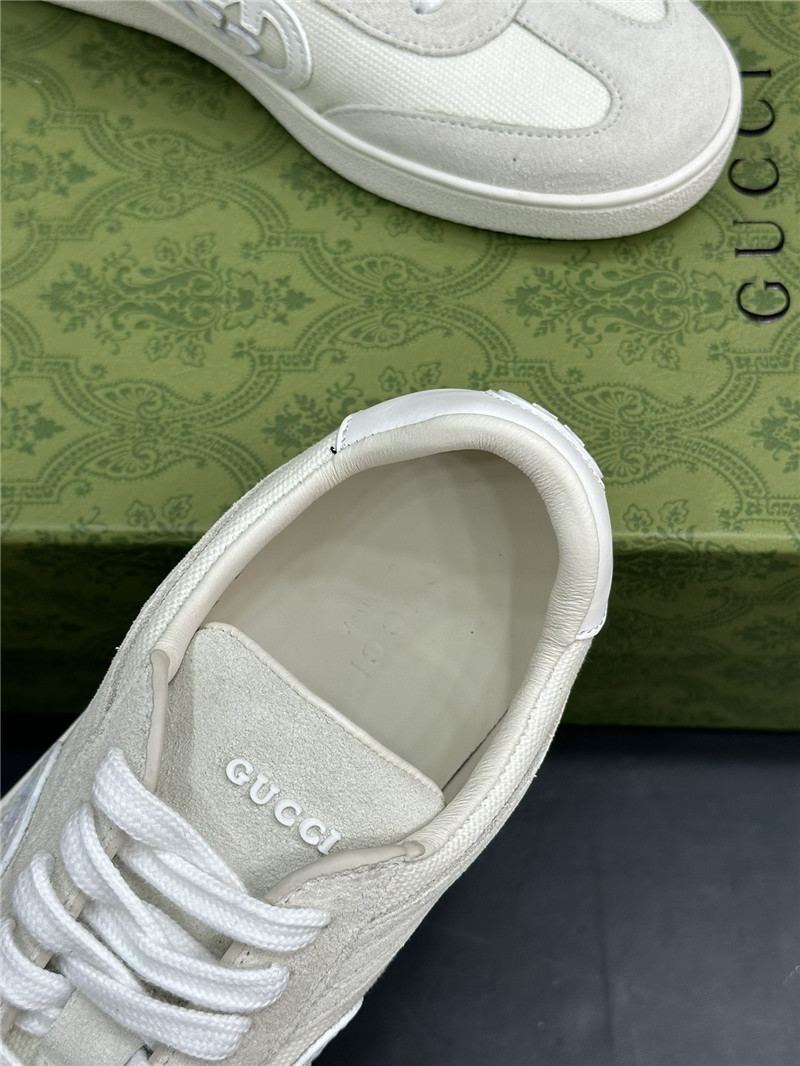 Gvc*1 gg logo lace-up white sneakers