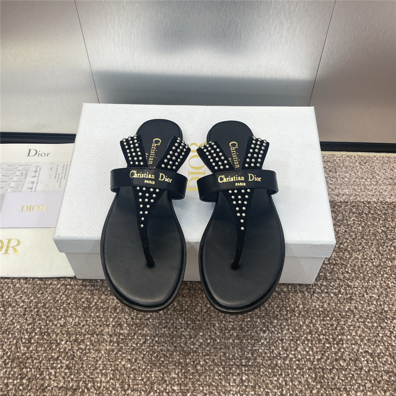 D10r eclat thong sandal black