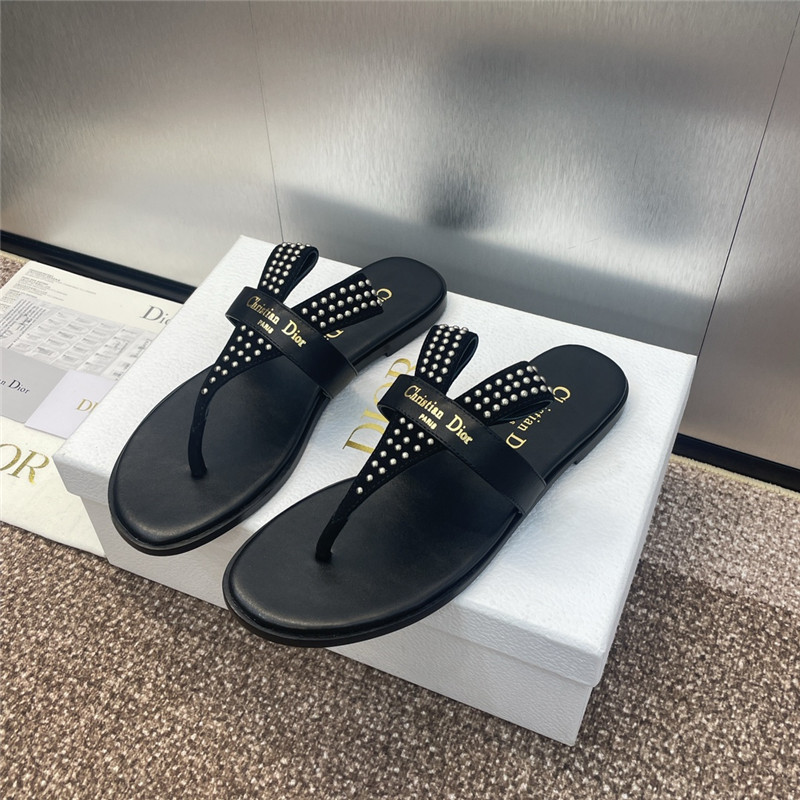 D10r eclat thong sandal black