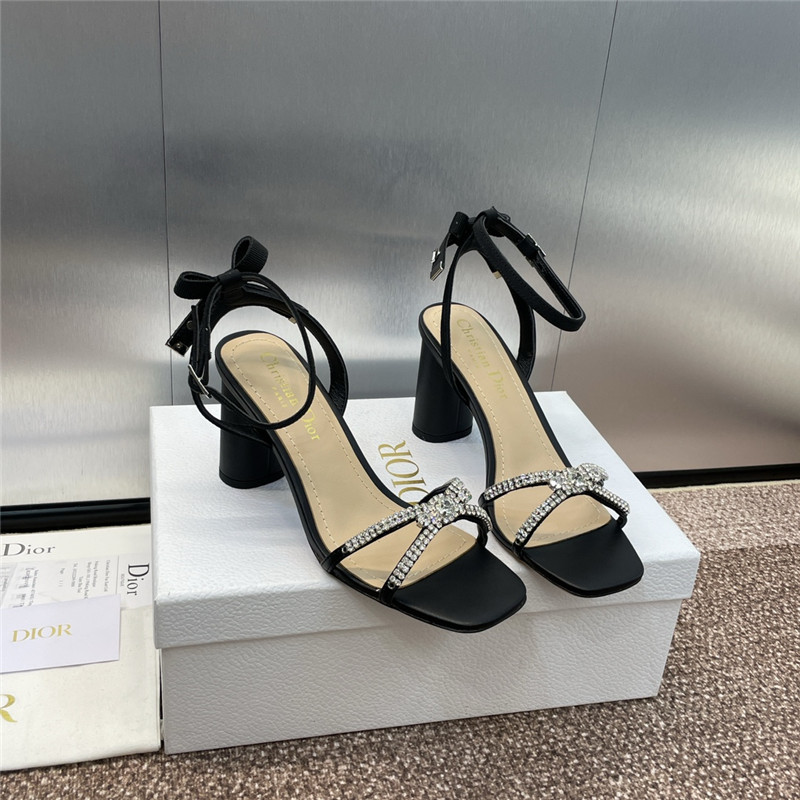 D10r sunset heeled sandals black
