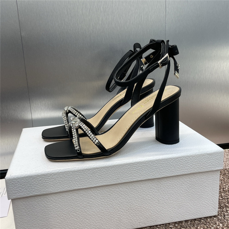 D10r sunset heeled sandals black
