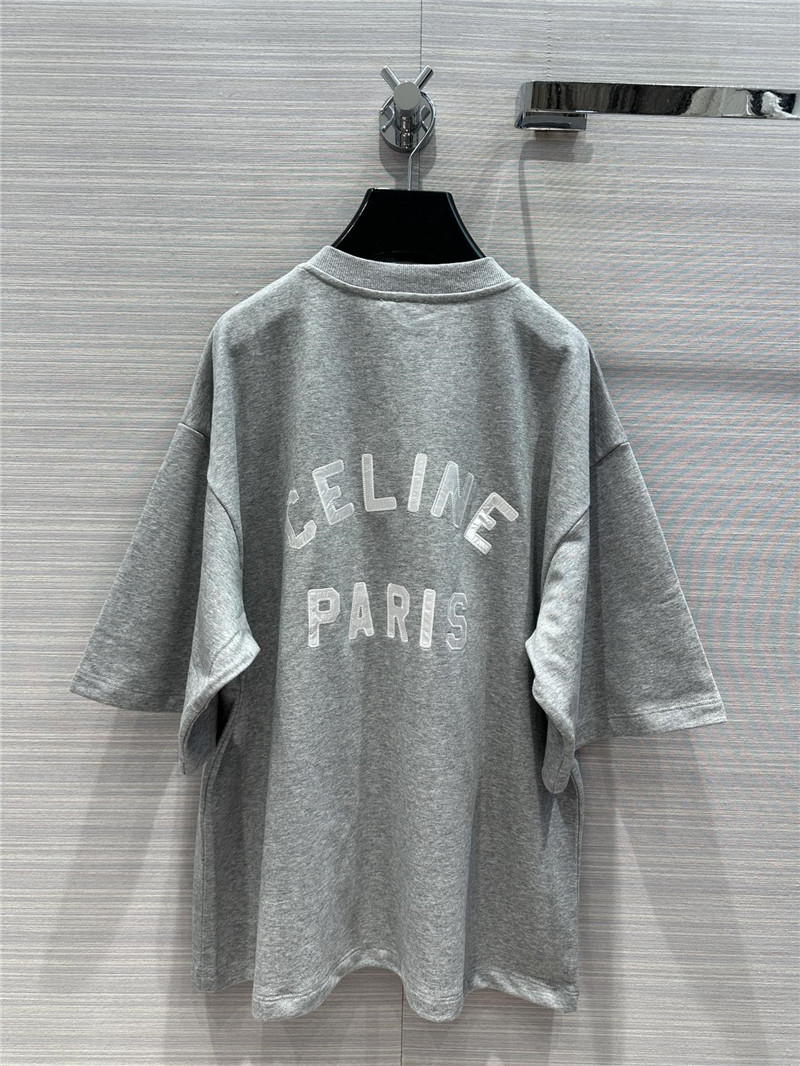 Ce1i*e paris loose braided sweatshirt in grey