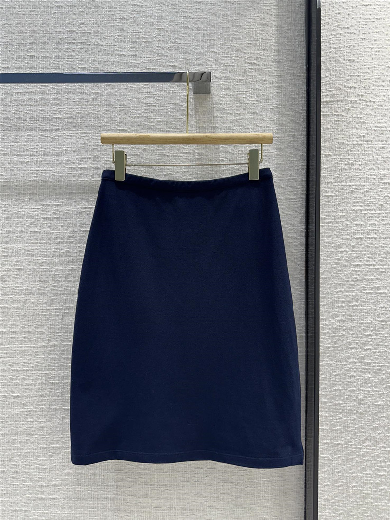 Miu Miu Navy Polo Short-Sleeve Set