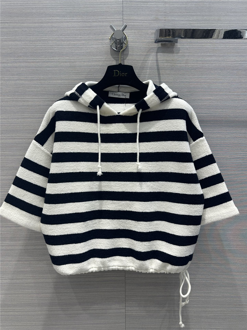 dior new hooded short sleeve replica designer clothes