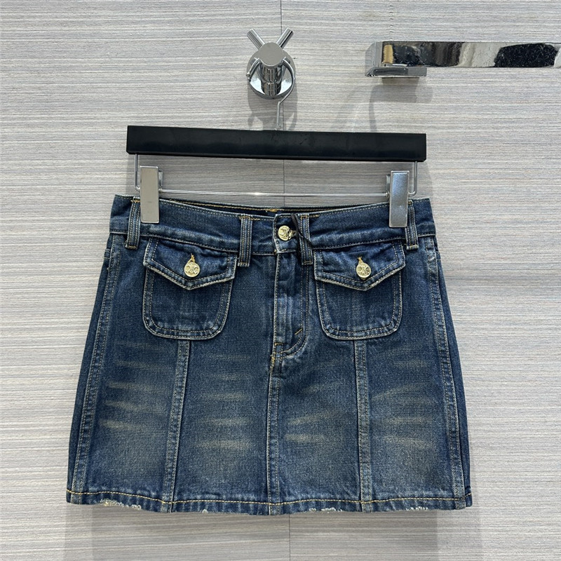 celine new denim skirt replica clothing