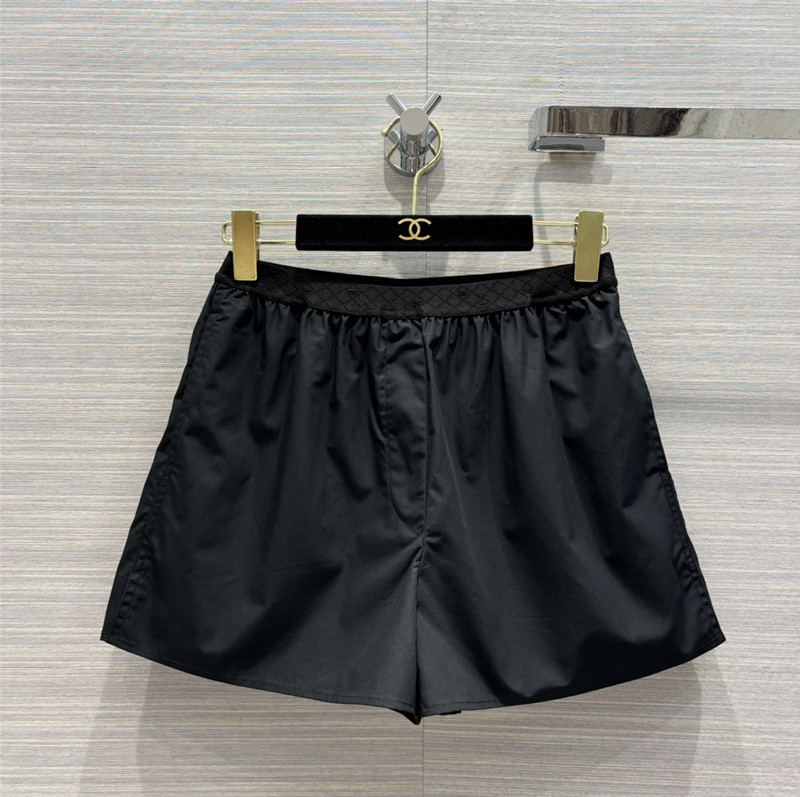 Chanel double C webbing waist small hot pants replica clothing