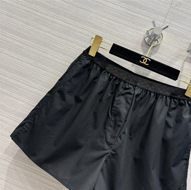 Chanel double C webbing waist small hot pants replica clothing