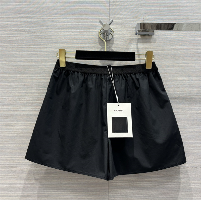 Chanel double C webbing waist small hot pants replica clothing