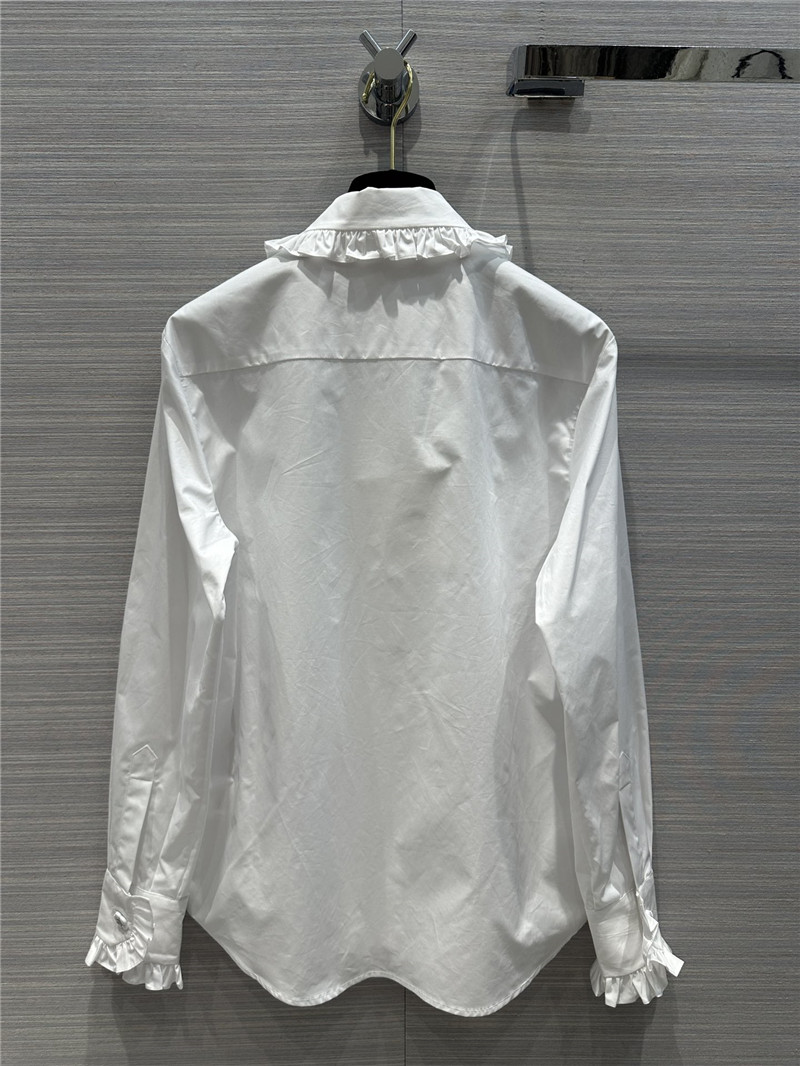 Ch**el palace style lace collar shirt replica clothing